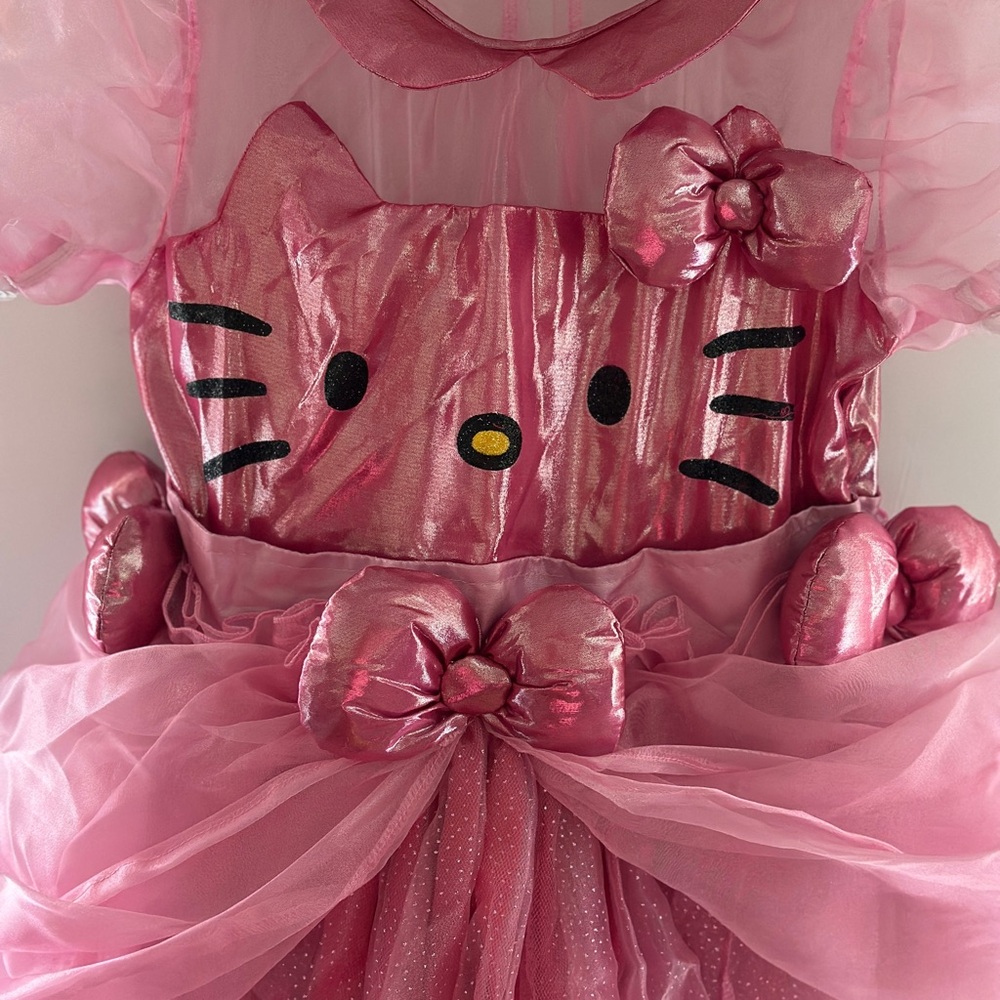 Hello Kitty Chasing fireflies official dress up costume youth girl’s w/headband